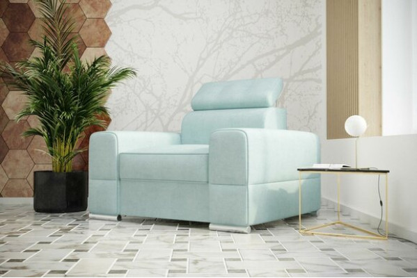 Design Luxury Chair Armchair Sofa 1 Seater TV Lounge Chaise Sofa Leather Textile