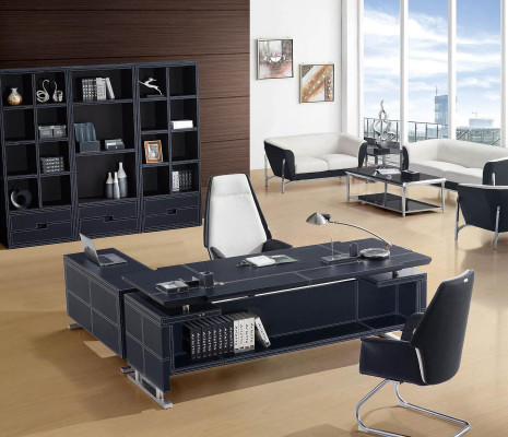Design Luxury Furniture Office Set Corner desk Filing cabinet Cabinets 2pcs.