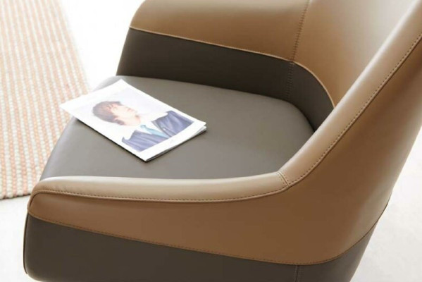 Design Wing Chair Dining Room Recliner Relax Upholstery Chair Armchair Office