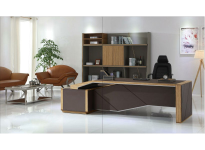 Designer Office Study Armchair Table Complete Set Furniture 2pcs. Desk