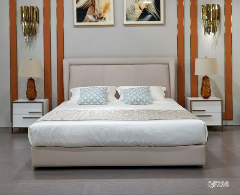 Designer Upholstered bed Bed Beds Leather bed Double bed Marriage bed Designer bed new