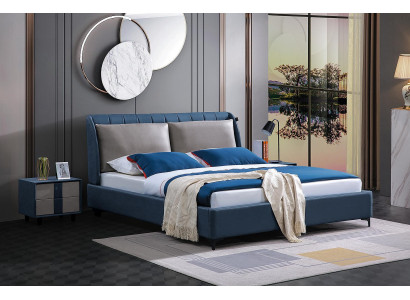 Double bed Bedroom Hotel Ehe Luxus Bed 2x Bedside table 3pcs. Set beds new.