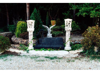Elegant designer column garden figure column stand decoration sculpture