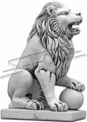 Noble Knight Lion Figure Statue Sculpture Figures Sculptures Garden