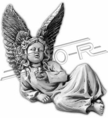 Angel 27cm Sculpture Design Figure Statue Garden Figures Decorative Statues