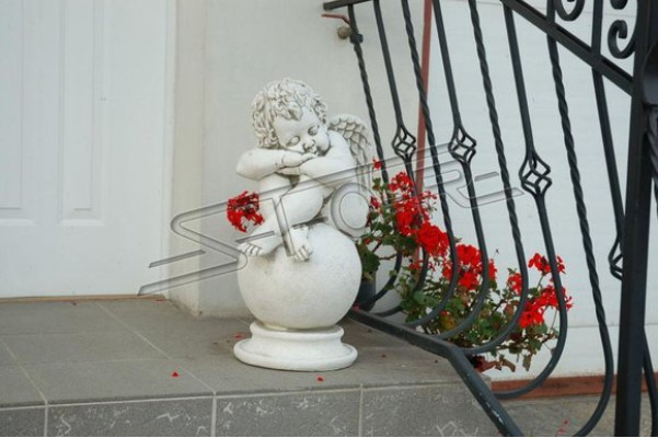 Angel Ball Statue Figure Figures Statues Sculpture Sculptures Garden