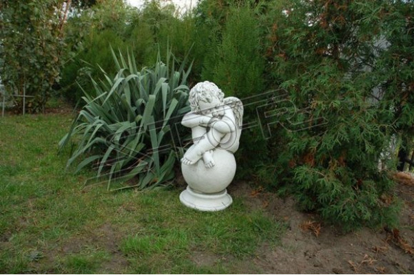 Angel Ball Statue Figure Figures Statues Sculpture Sculptures Garden