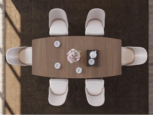 Dining set Modern Dining table Dining room 6x Chairs Wood Furniture Luxury