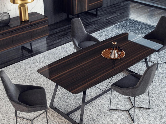 Dining room set 7 pieces luxury dining table 4x chairs design chest of drawers sideboard new