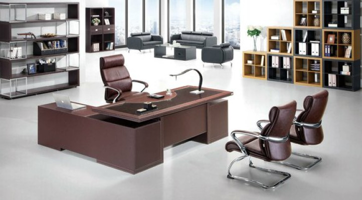 Exclusive Desk Designer Table High class Office Furnishings