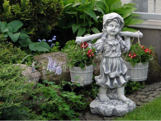 Figure flower pot plant decoration pot flower pots decor figure garden