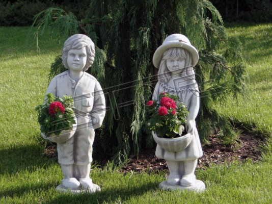 Figure decoration flower pot plant pot flower pots decor figure garden