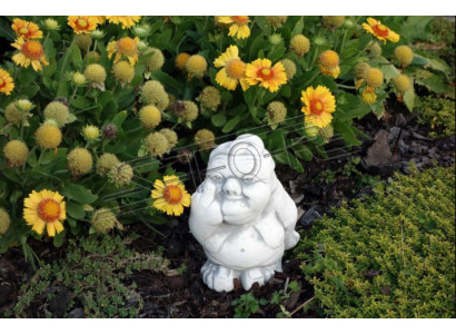 Figure Statue Garden Decoration Decorative Stinky Finger Middle Finger White Statues