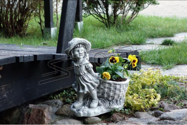 40 cm decorative sculpture design figure statue garden gray figures nature statues