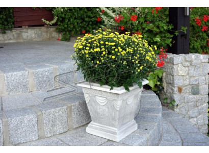 Figure White Flower Pot Plant Pot Figure Decoration Flower Pots Garden