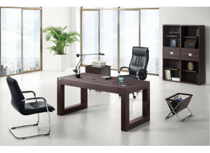 Corporate Furniture Desk Luxury Law Firm Practice Chef Table Leather Tables