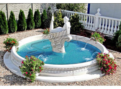 Garden Statue Fontaine Garden Figure 192cm Tall Garden Sculpture Pond Figure