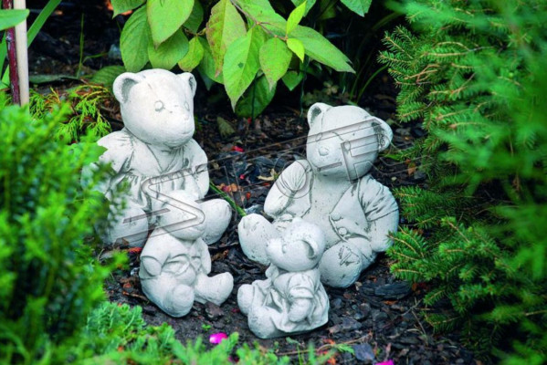 Garden Decoration Bear Patio Stone Figures Figure Decorative Statue