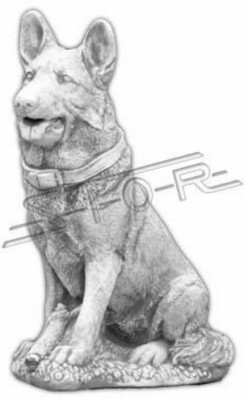 Garden Decoration German Shepherd Patio Stone Figures Figure