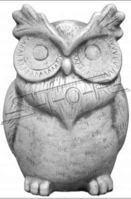 Garden Decoration Owl Decorative Patio Stone Figures Nature Statue