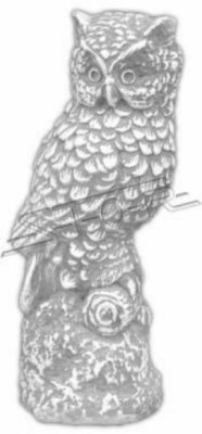 Garden Decoration Owl Nature Patio Stone Figures Decorative Statue