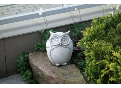 Garden Decoration Owl Patio Stone Figures Decorative Nature Statue