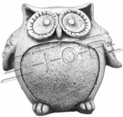 Garden Decoration Owl Patio Stone Figures Figure Statue Sculpture
