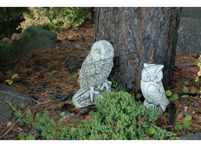 Garden Decoration Owl Patio Stone Figures Nature Figure Decorative Statue
