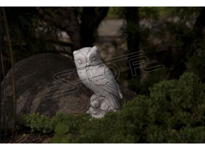 Garden Decoration Owl Patio Stone Nature Figures Decorative Statue