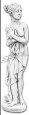 Garden Decoration Woman 60cm Terrace Stone Figures Decoration