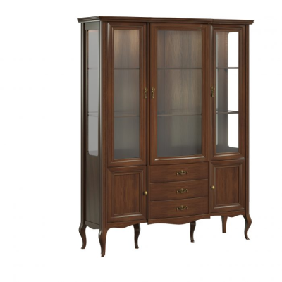 Large Wardrobe Solid Real wood Rustic Classic Display case cabinet PR-W3