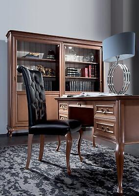 Classic r Desk with Armchair Luxury Office Furnishings Wood Furniture