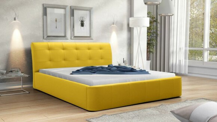 Classic s Bed frame Upholstery Bed Hotel Leather Textile Beds Fabric 180x200cm