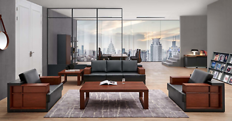 Complete Set Sofa set 3+1+1 Seater + Coffee table Living landscape Designer