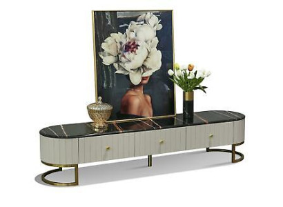 Luxury design chest of drawers sideboard lowboard side decorative wardrobe living room