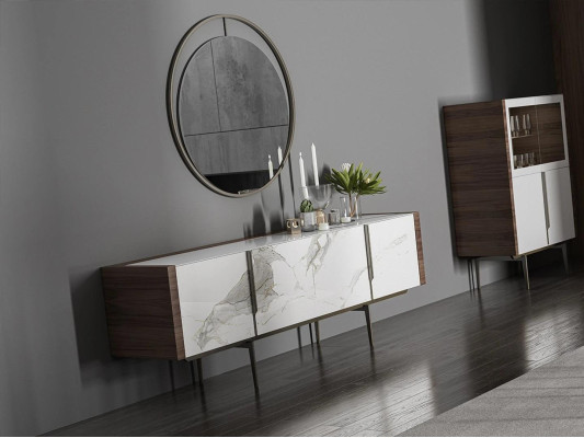 Luxury Dining room Modern Sideboard with Mirror Design Furnishings new