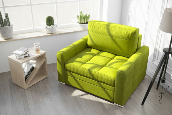 Luxury TV Relax Chesterfield Club Armchair Lounge 1 Seater Fabric