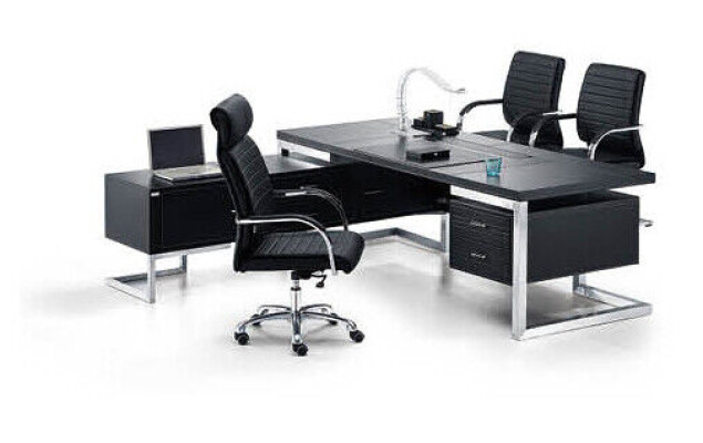 Luxury Furniture 2-piece Office Set Corner desk Filing cabinet Cabinets Furnishings new