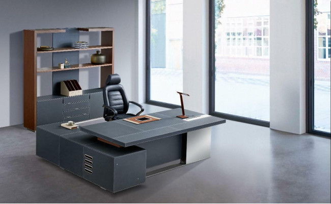 Luxury Furniture Office Set Corner desk Filing cabinet Cabinets Wardrobe