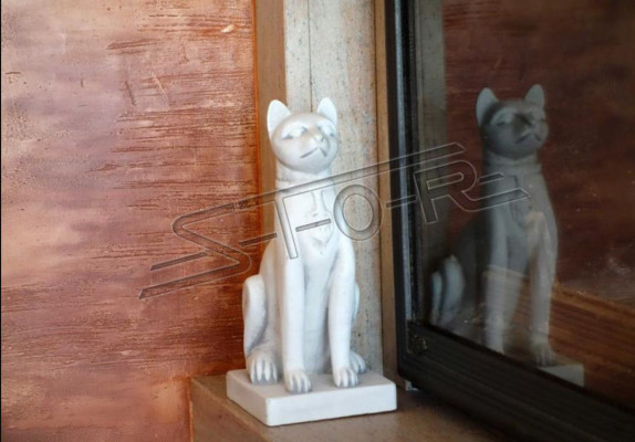 Egyptian Cat Statue Figurine Statues Garden Decoration Patio