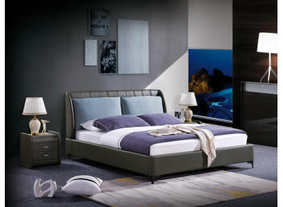 Luxury Bedroom Furniture 3pcs. Complete Set Bed 2x Bedside tables Modern design.
