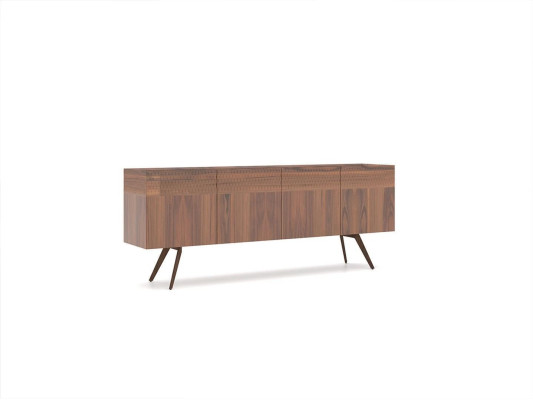 Modern Design Dining room Complete Dining table 4x Chairs Luxury Sideboard new Display case