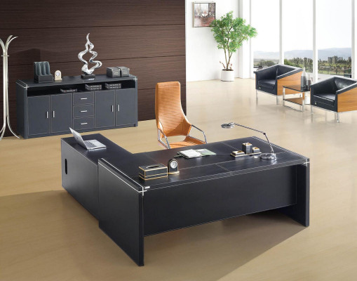 Modern Office furniture Corner Desk Chef Desk Chest of drawers 2pcs.