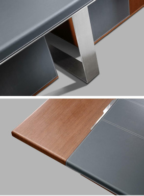 Modern XXL Office Conference table Tables Wood Dining room Decor meeting