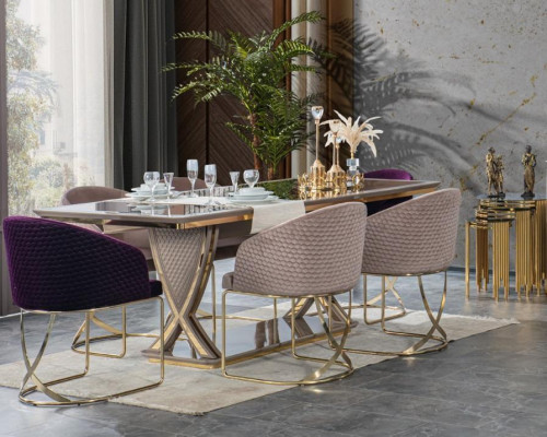 Suite Table Group 7 pieces. Set Complete Sets Dining room Set Dining table 6x Chair