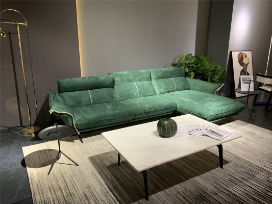 Design Fabric Corner sofa L-shape Sofa Couch Design Decoration Upholstery Textile Modern