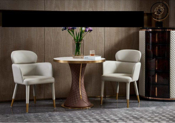 Armchair Leather White Modern Furniture Armchair Design Furniture Luxury stainless steel