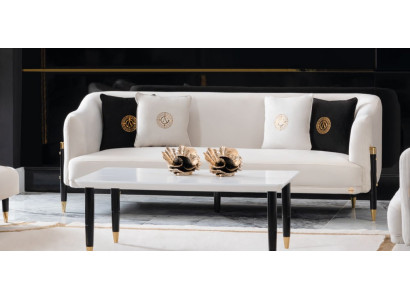 Design Sofa 3 Seater Design 210cm Luxury Sofas Couch 3er new Textile Sofa Furniture