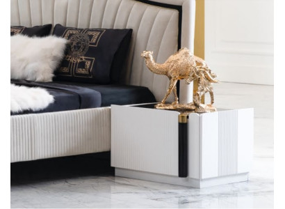 Bedroom Table Bedside tables Wood Bedside table Night console Design Side table