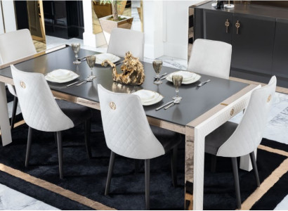Table Solid Wood Furniture from Italy Dining room Tables Furnishings Dining table Luxus